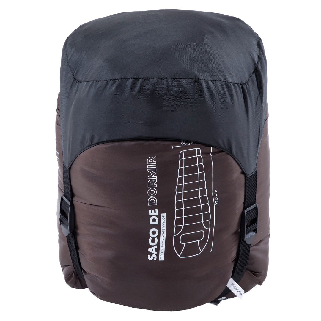 Bolsa de Dormir -4 / 0 / 8°C  Aconcagua Marrón