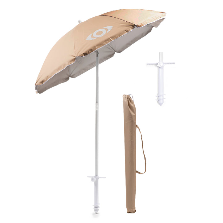 Sombrilla de Playa con Tirabuzón Rapel