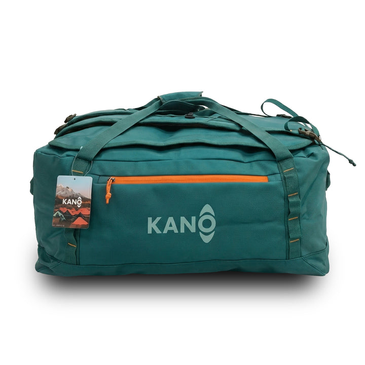 Bolso Convertible en Mochila 40L Darwin Verde/Naranja