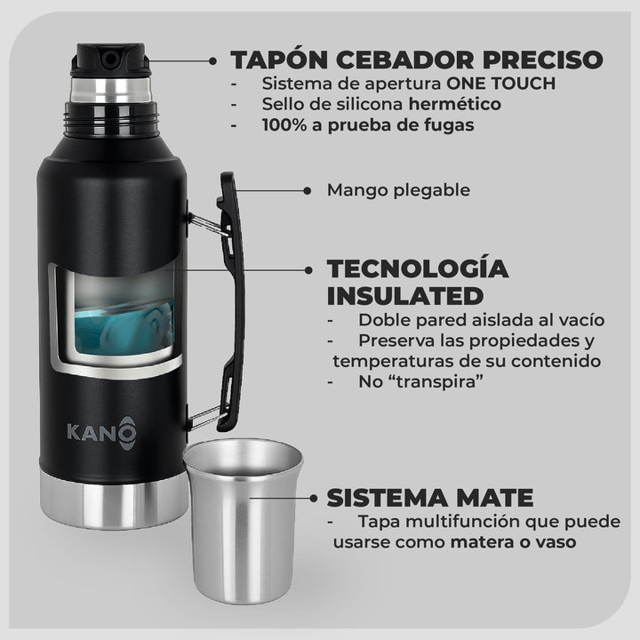 Termo Sistema Mate 1300 ml