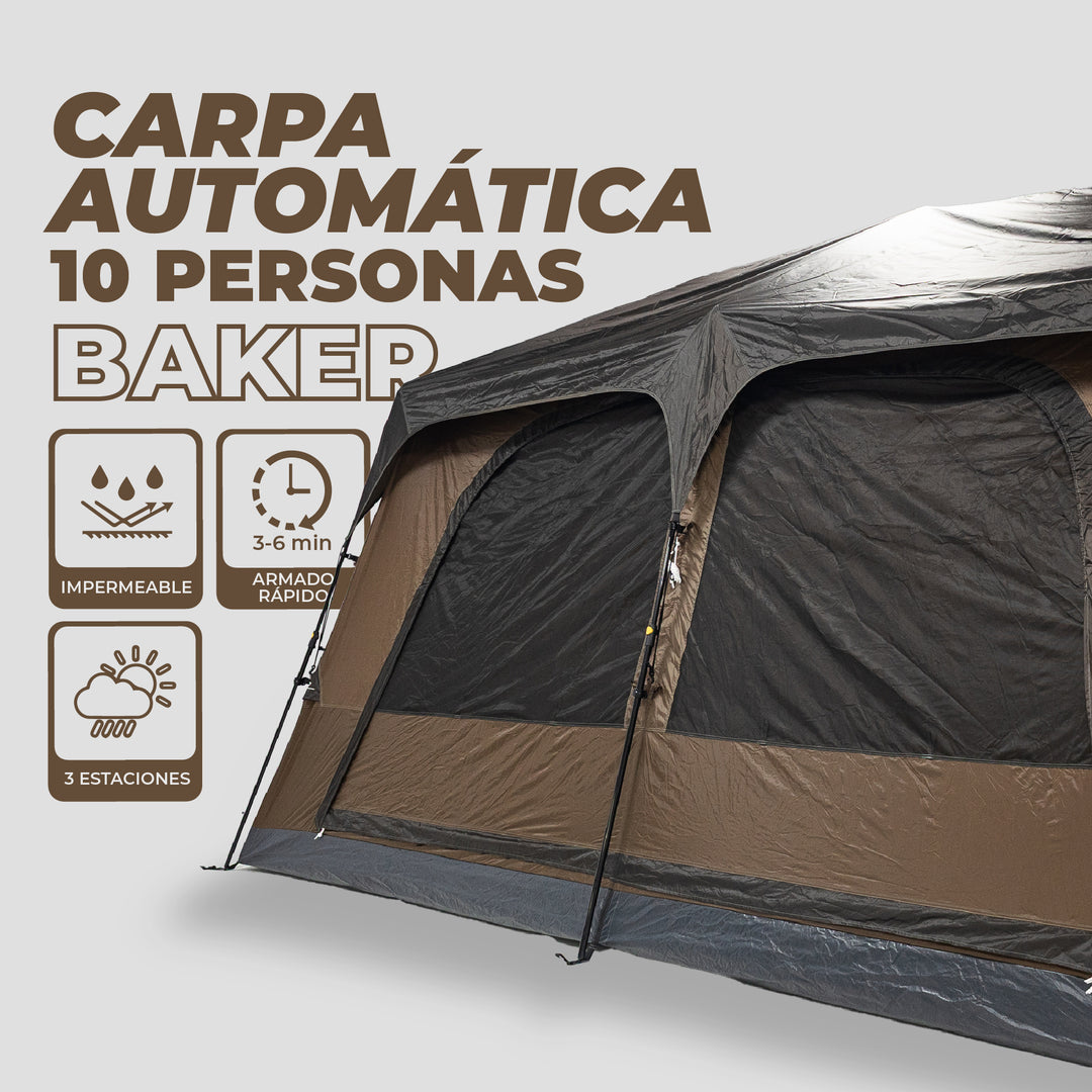 PREVENTA Carpa Automática con Luce BAKER 10 Personas