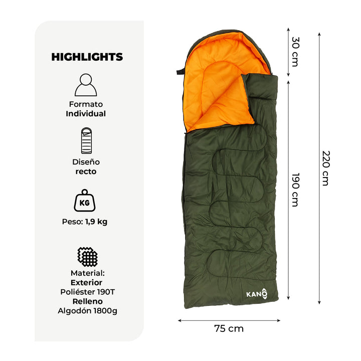 Bolsa de Dormir 5° / 15° / 25° Lanin