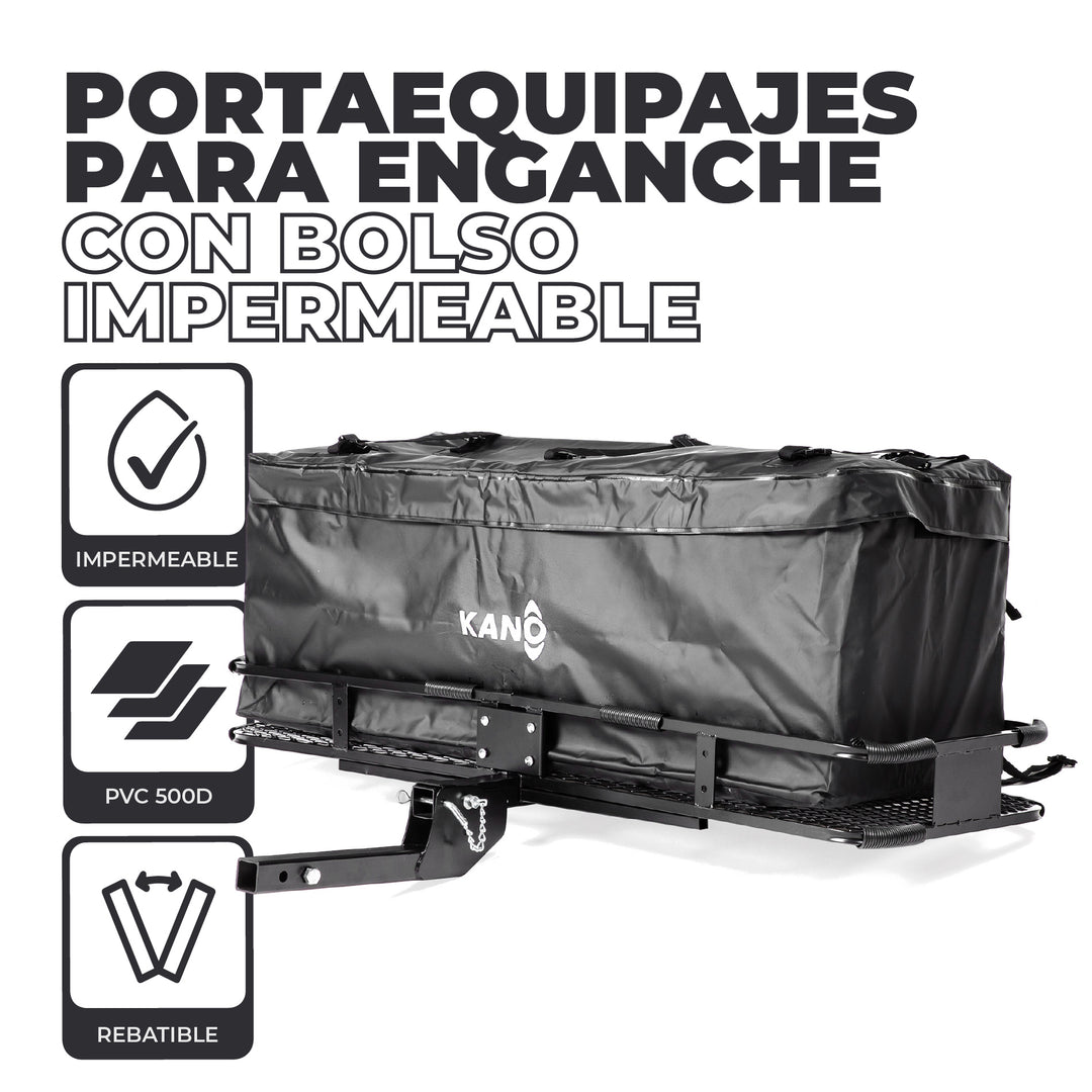 Portaequipajes de Enganche con Bolso Impermeable
