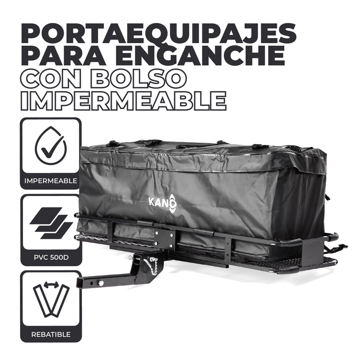 Portaequipajes de Enganche con Bolso Impermeable