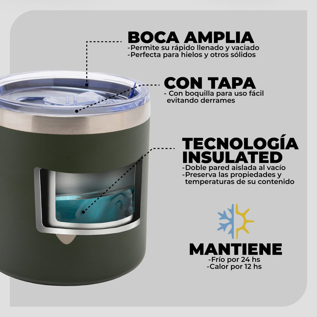 Taza Térmica 400 ml Verde