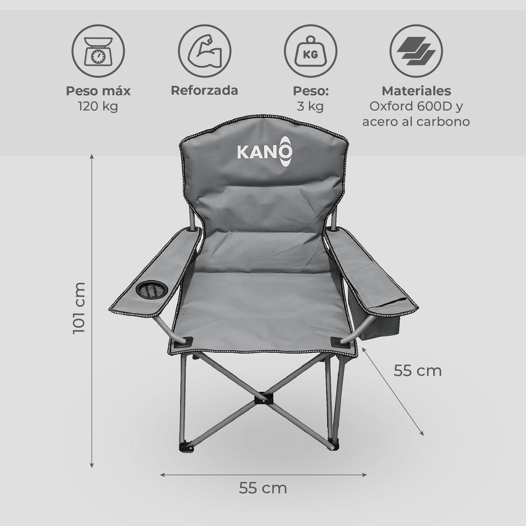 Silla Plegable para Camping Cucao