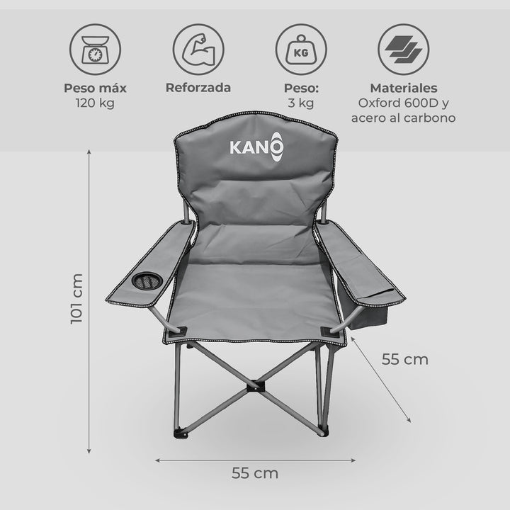 Silla Plegable para Camping Cucao