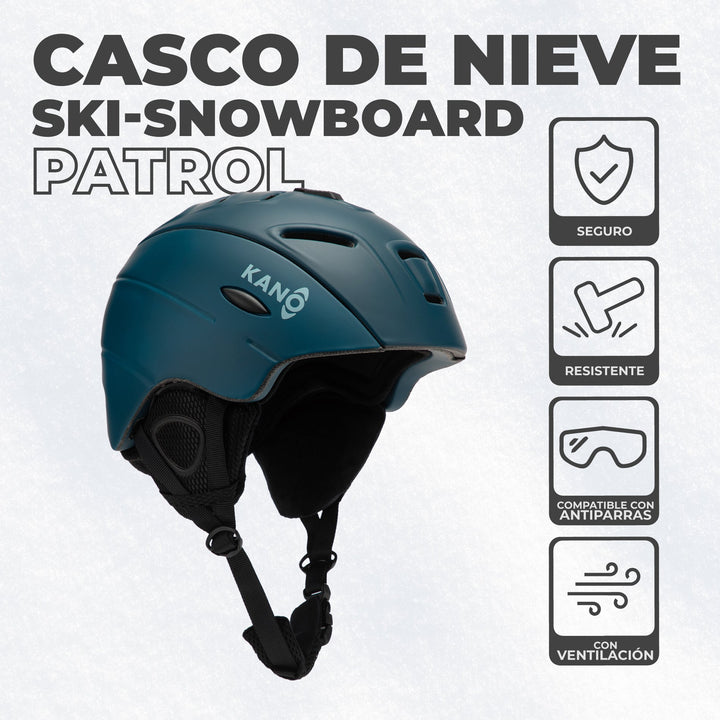 Combo Casco Patrol +  Antiparras CEDAR