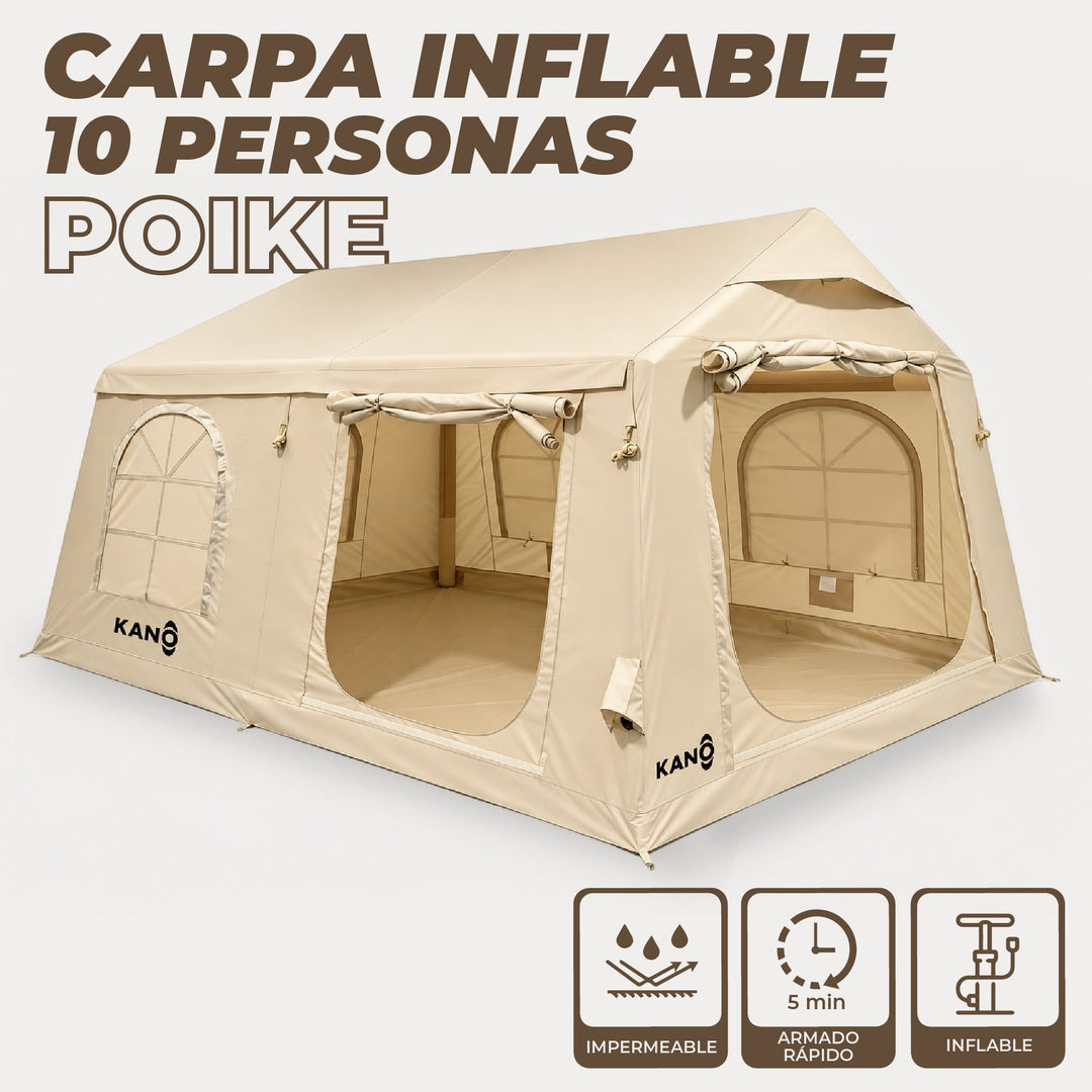 PREVENTA Carpa Inflable POIKE 10 personas