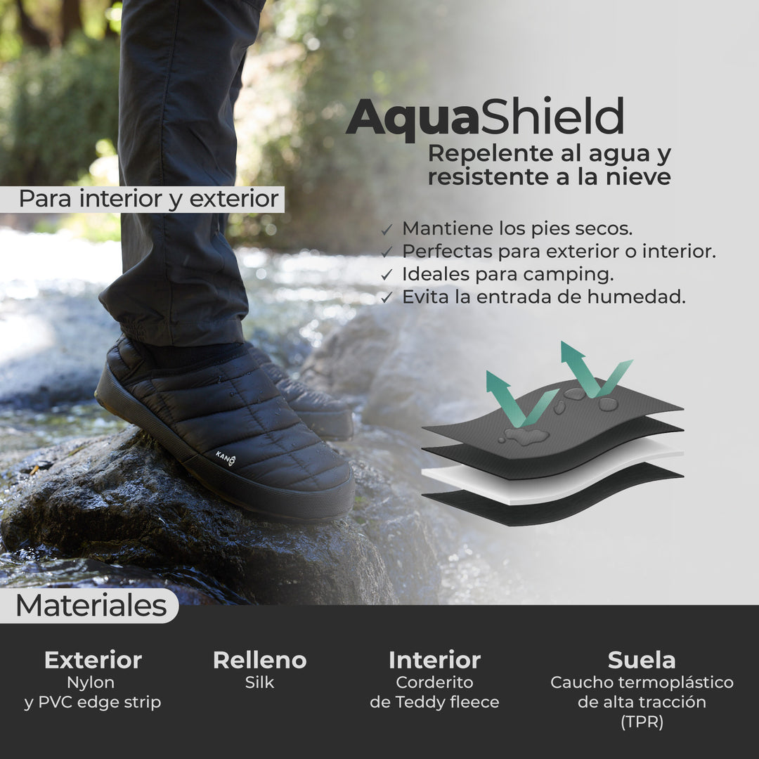 Pantuflas Outdoor con Corderito BAYO