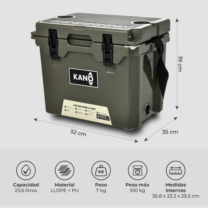 Conservadora Rígida ONELLI 25QT