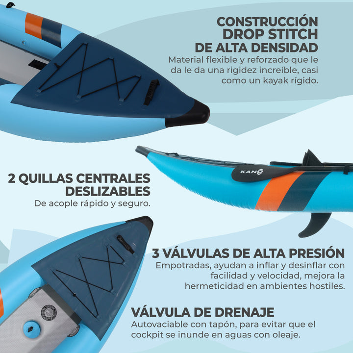 Kayak Inflable Doble OTTO