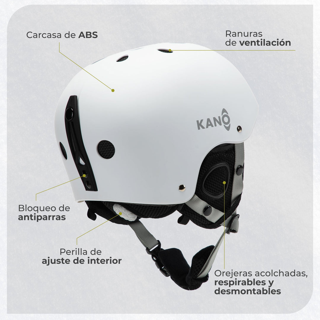 Combo Casco FROST + Antiparras ICEWAVE