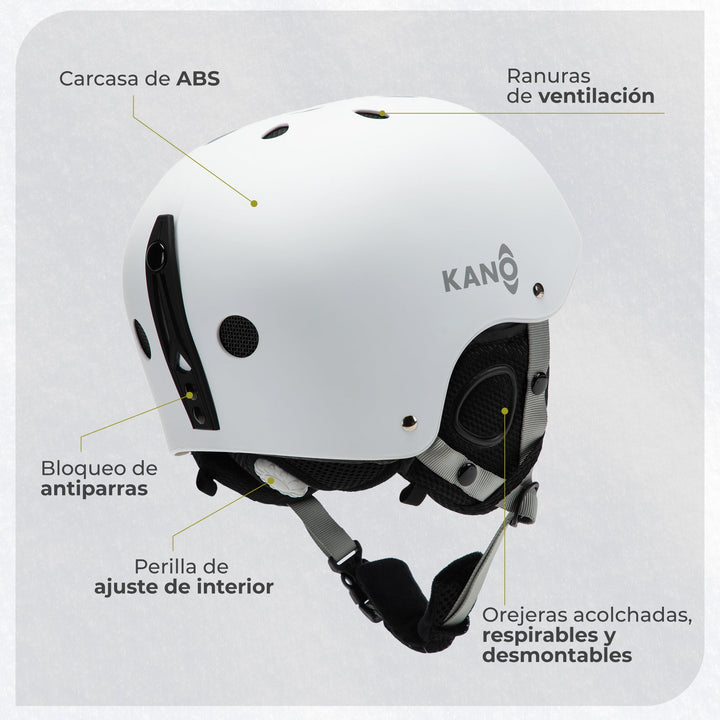 Combo Casco FROST + Antiparras ICEWAVE