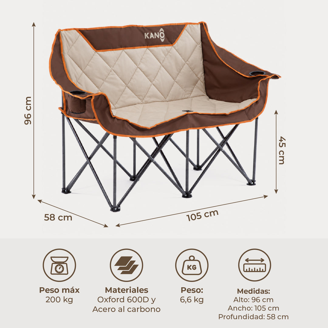 Silla Doble Plegable Colico