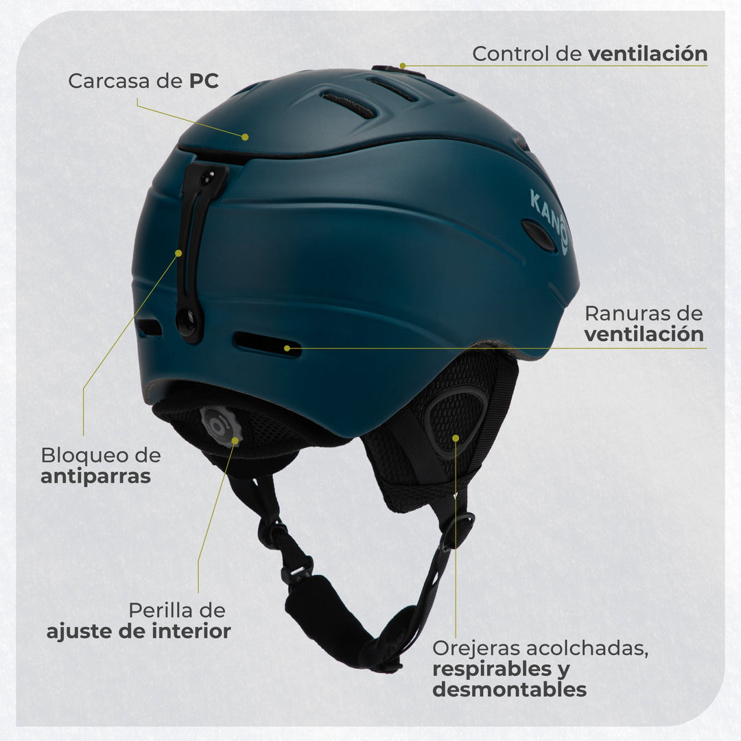 Combo Casco Patrol +  Antiparras CEDAR