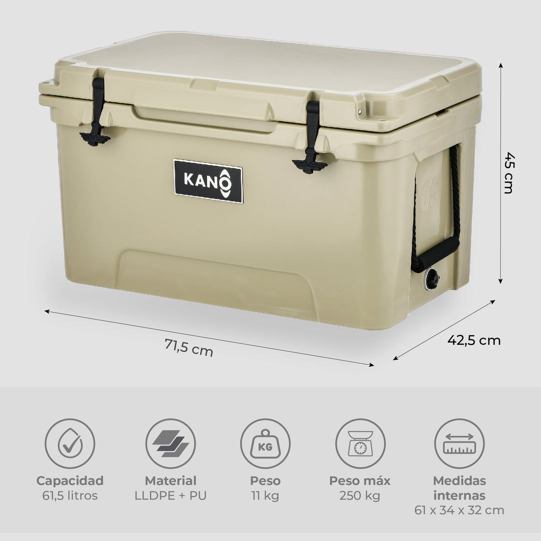 Conservadora Rígida San Rafael 65QT Beige