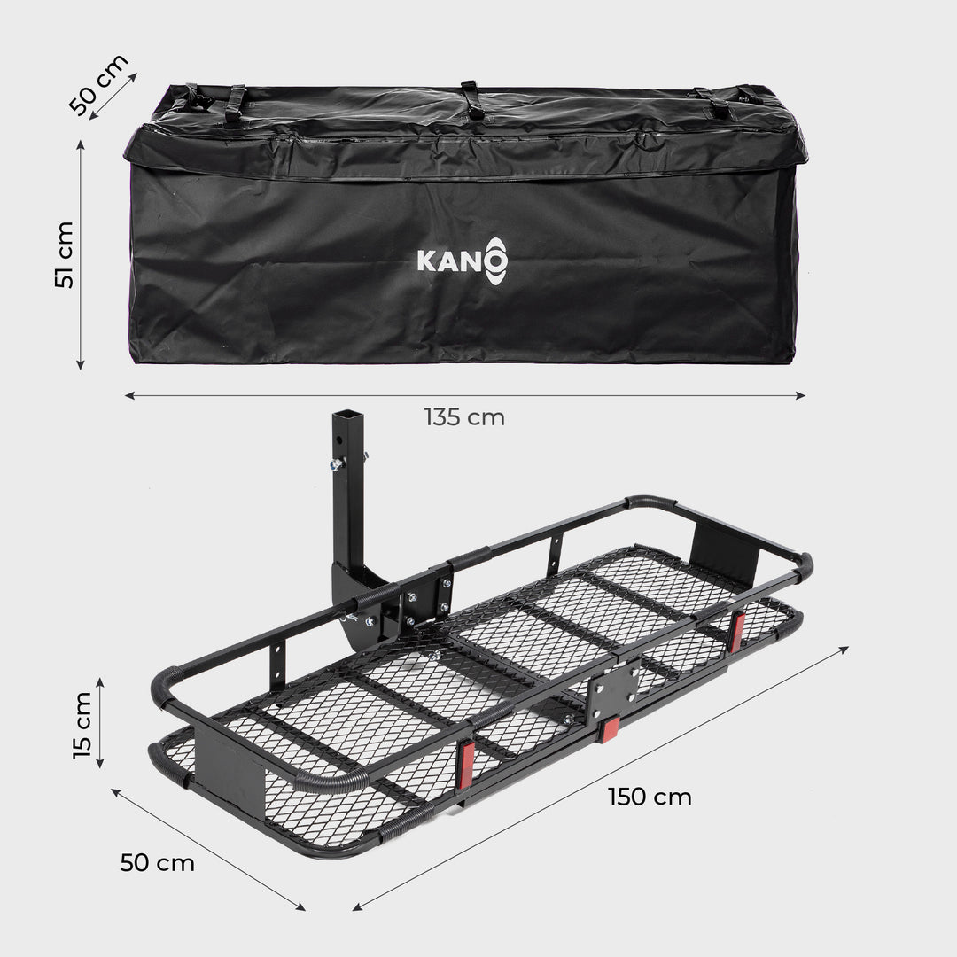 Portaequipajes de Enganche con Bolso Impermeable