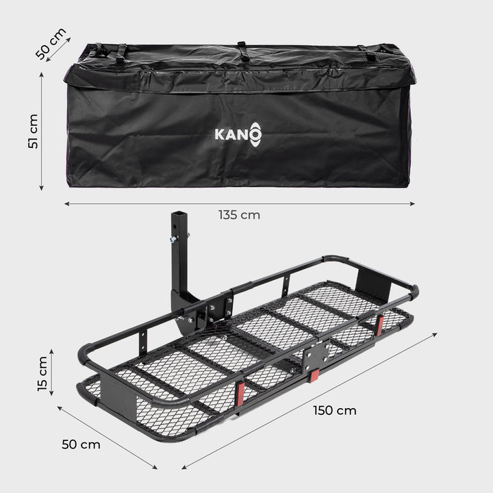 Portaequipajes de Enganche con Bolso Impermeable