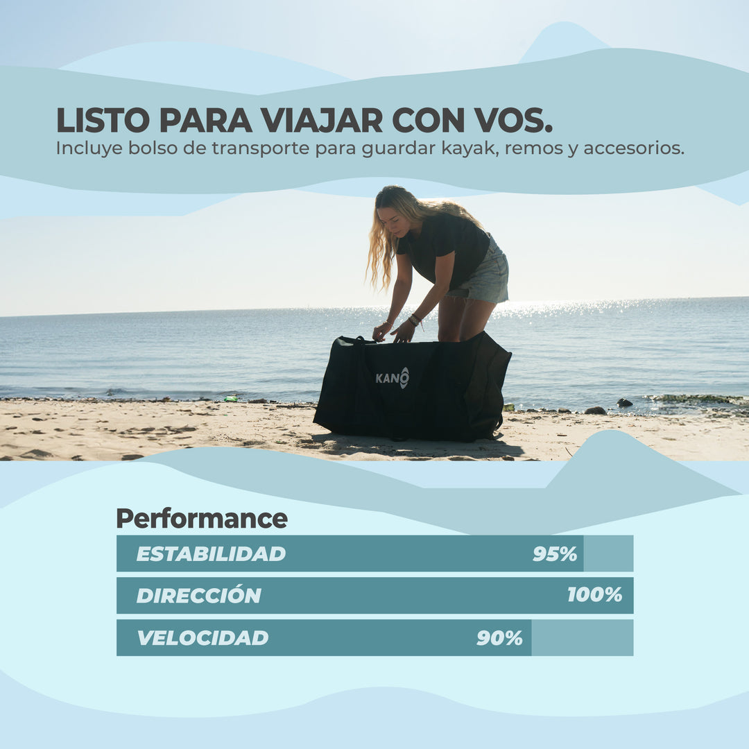 Kayak Inflable Doble OTTO