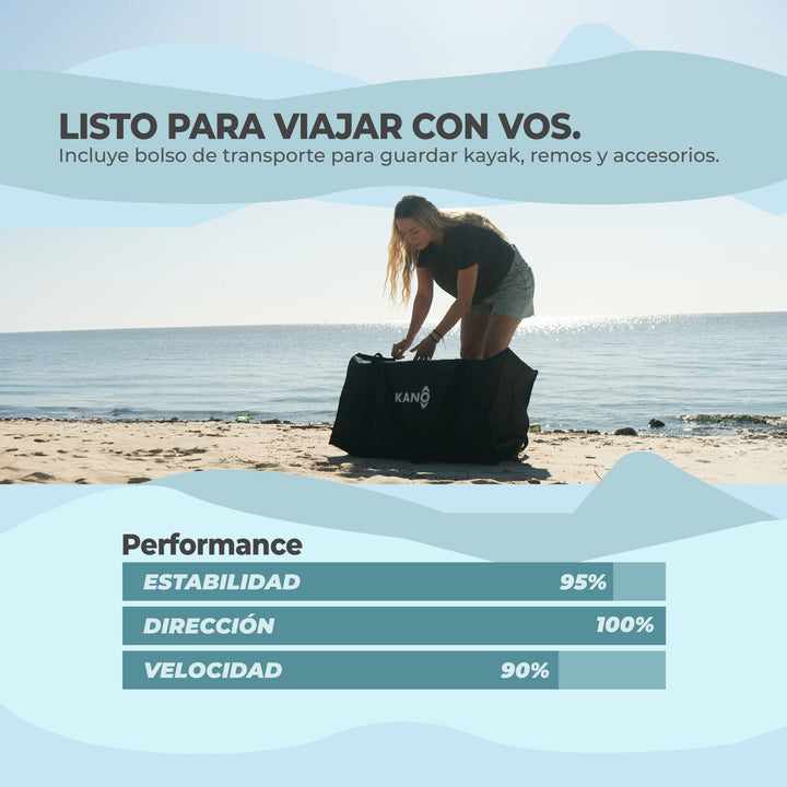 Kayak Inflable Doble OTTO