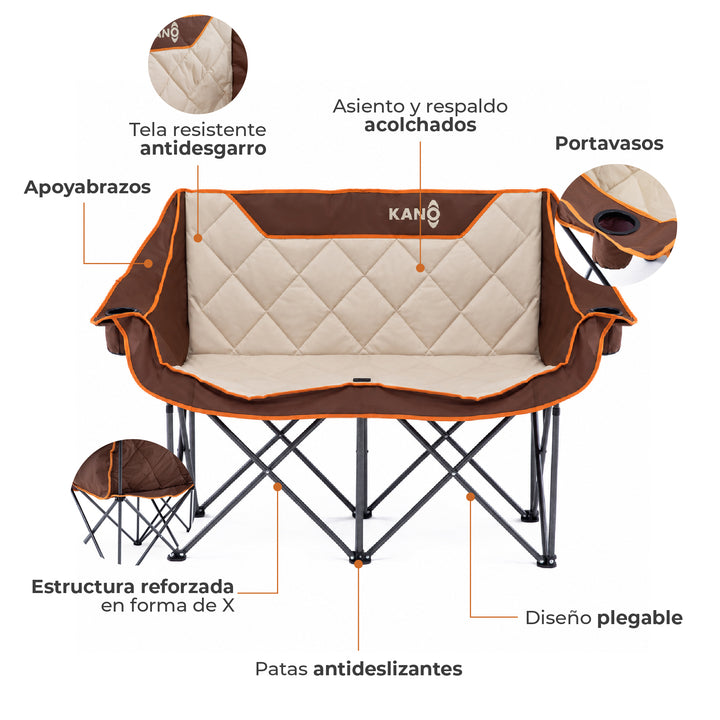 Silla Doble Plegable Colico