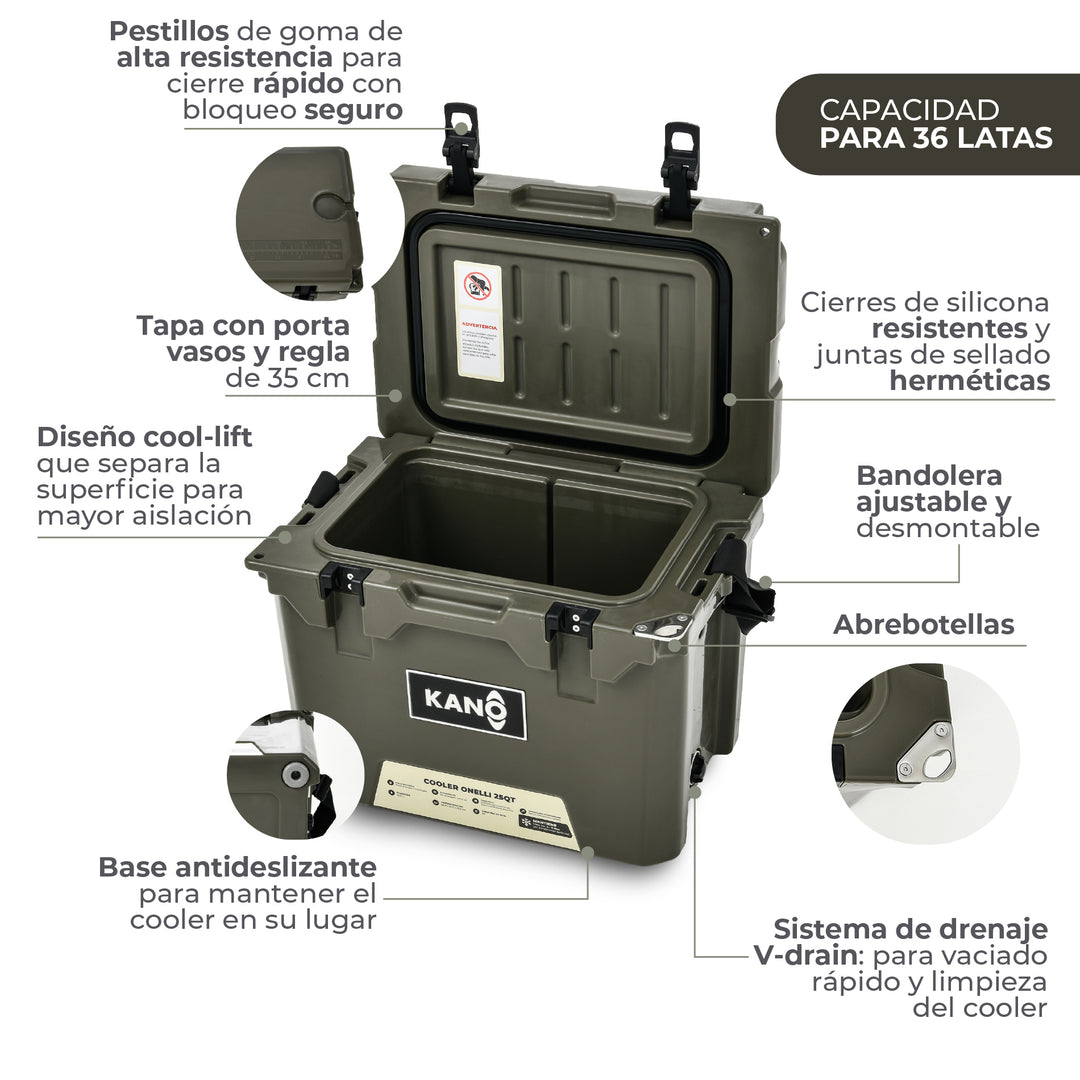 Conservadora Rígida ONELLI 25QT