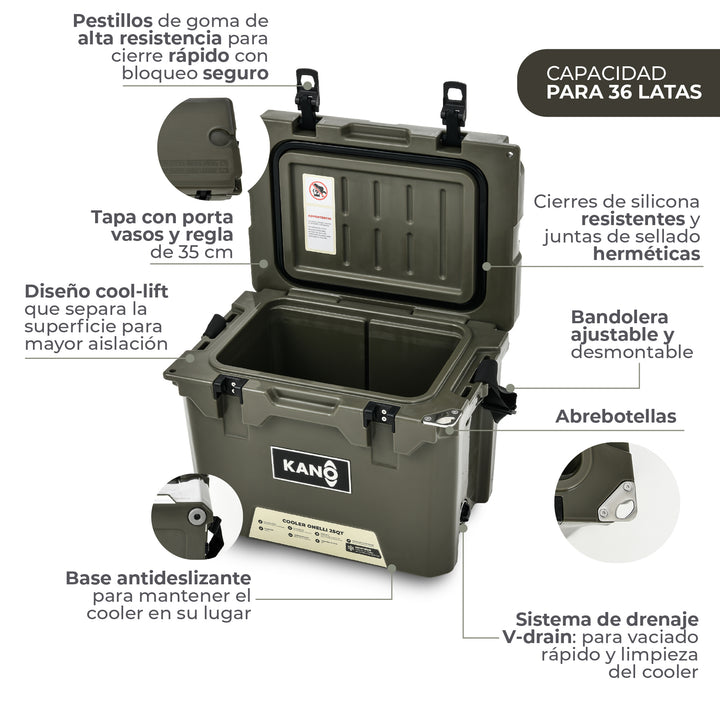 Conservadora Rígida ONELLI 25QT