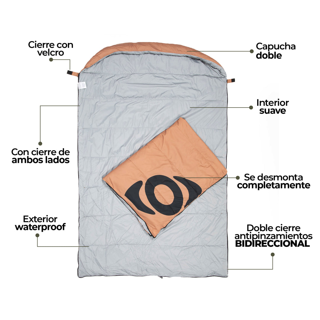Bolsa de Dormir Doble Waterproof Provincia
