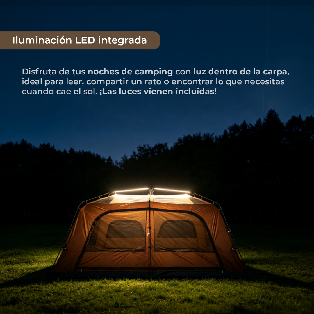 PREVENTA Carpa Automática con Luce BAKER 10 Personas