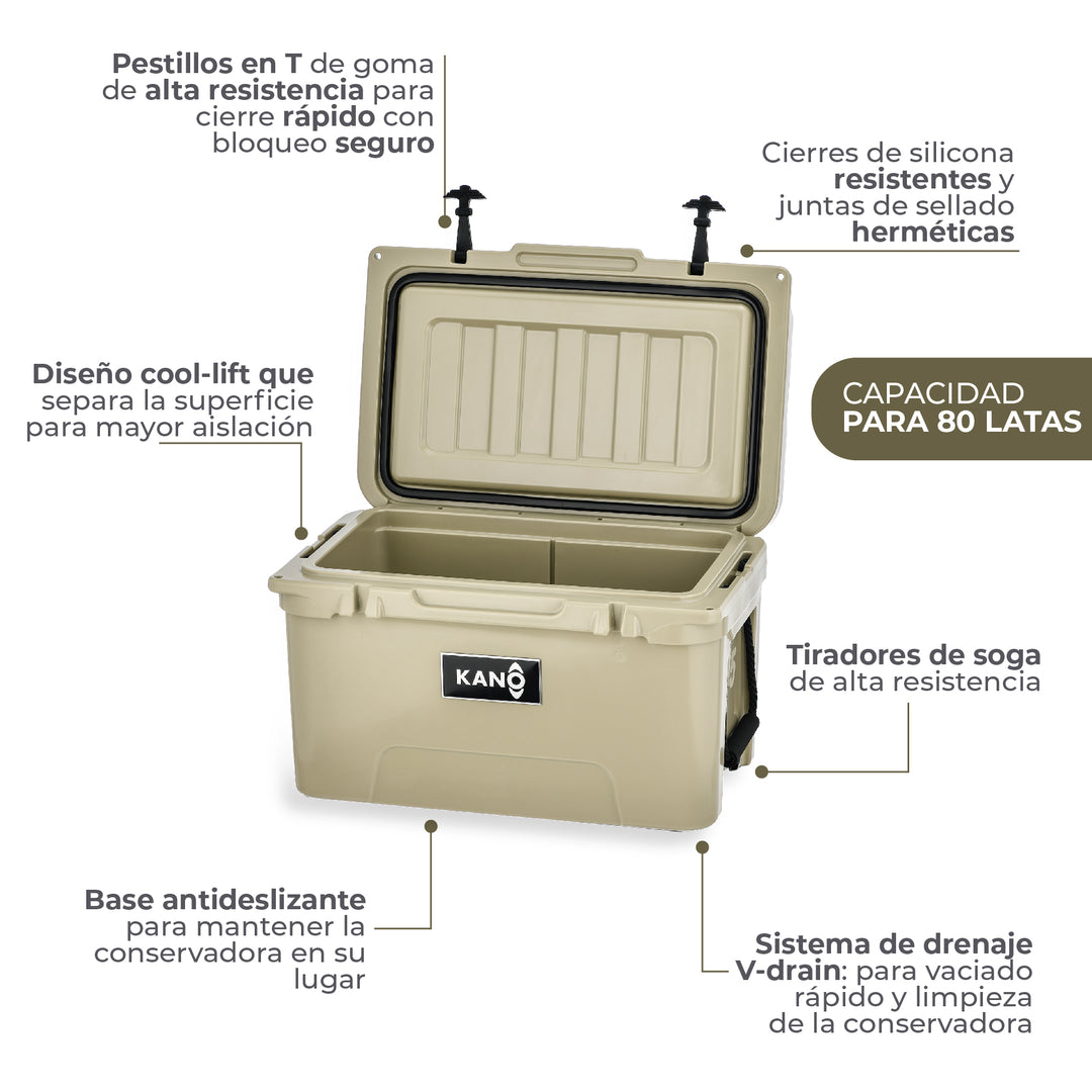 Conservadora Rígida O´Higgins 45QT Beige