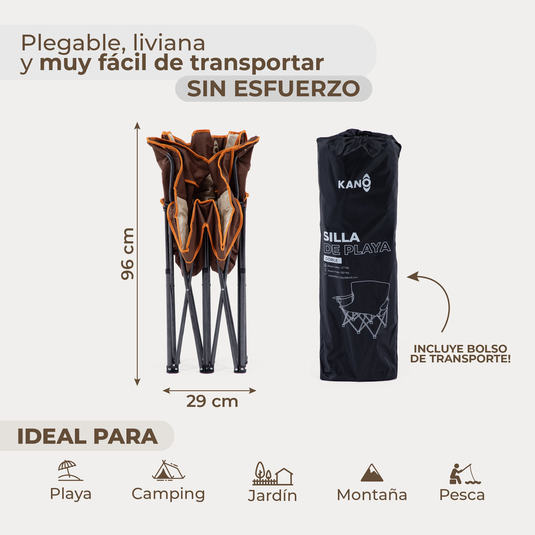 Silla Doble Plegable Colico