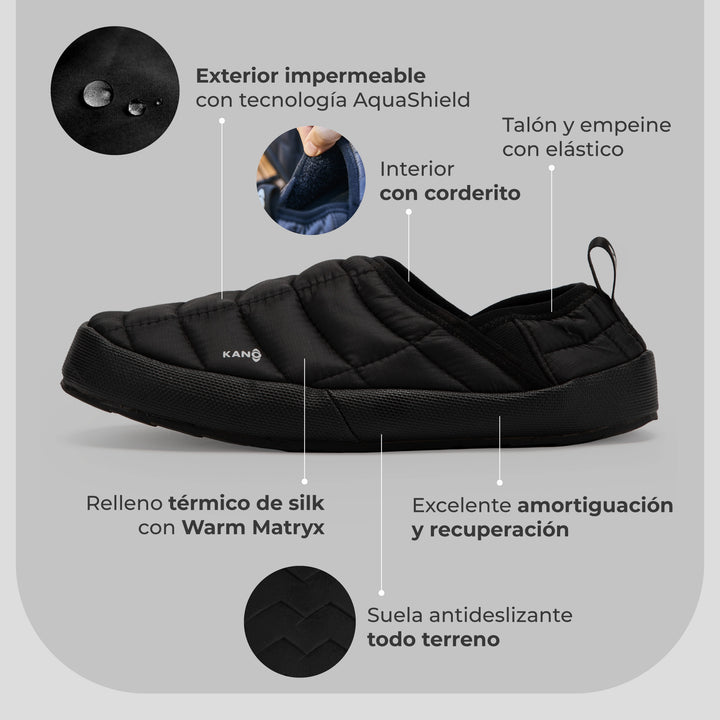 Pantuflas Outdoor con Corderito BAYO
