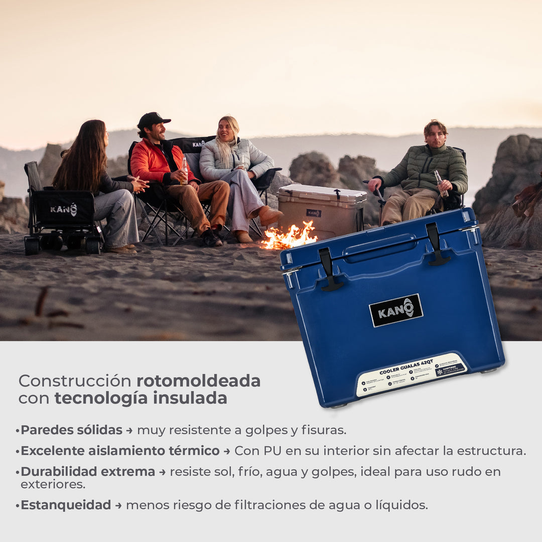 Conservadora Rígida con Ruedas GUALAS 42QT