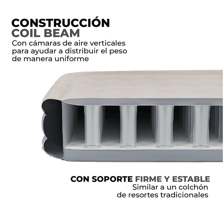 Colchón Inflable Con Batería 2 Plazas Chagual