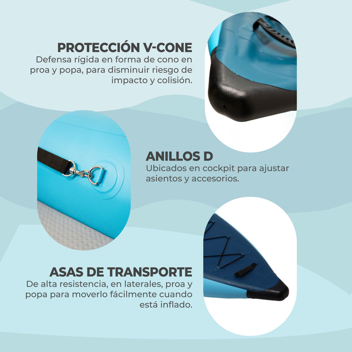 Kayak Inflable Doble OTTO