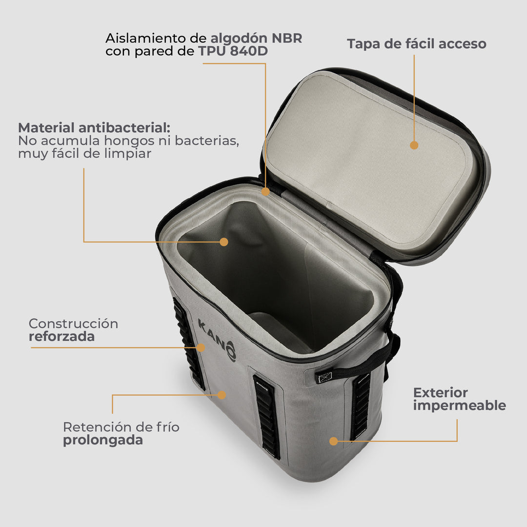 Mochila Térmica Conservadora 20L Grey