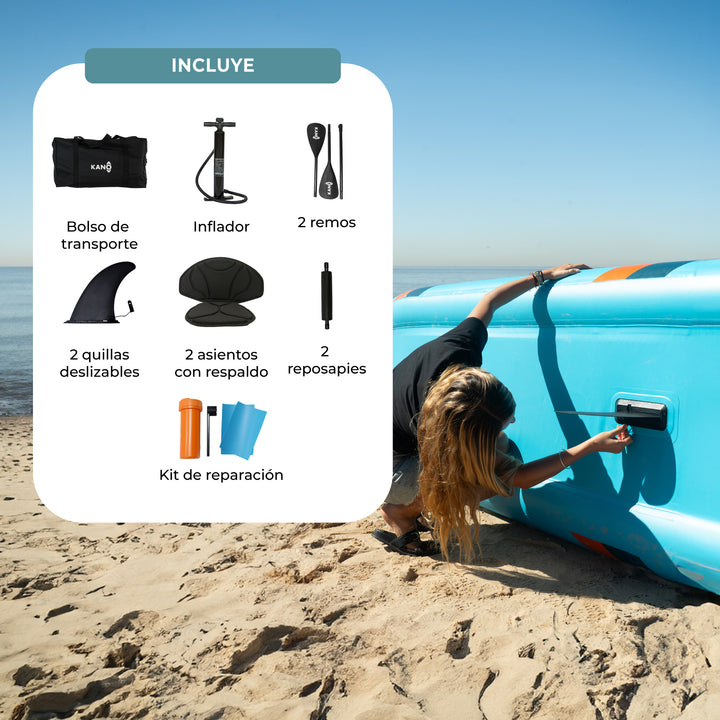 Kayak Inflable Doble OTTO