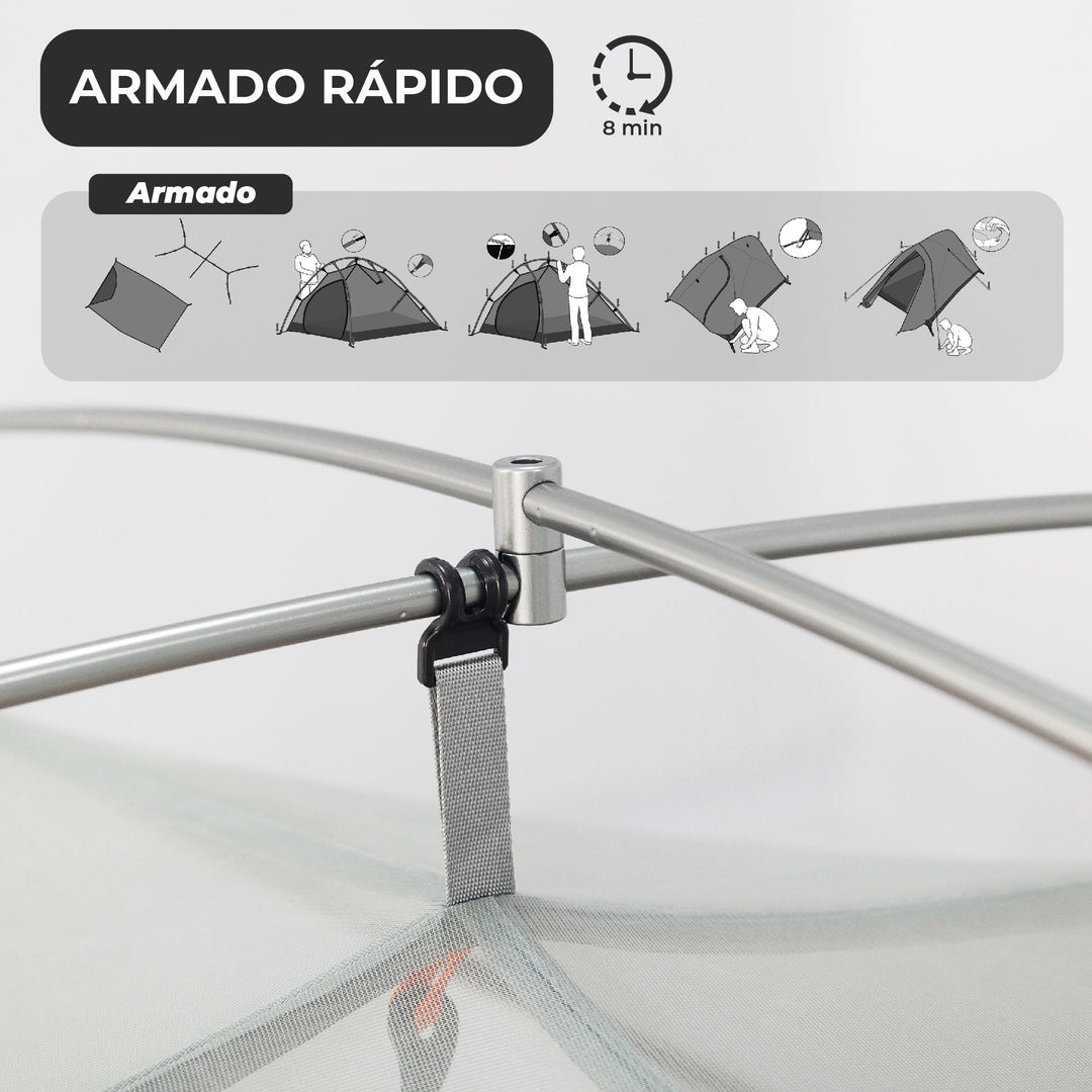 Carpa Técnica Neltume Pro Tangerine 2 Personas