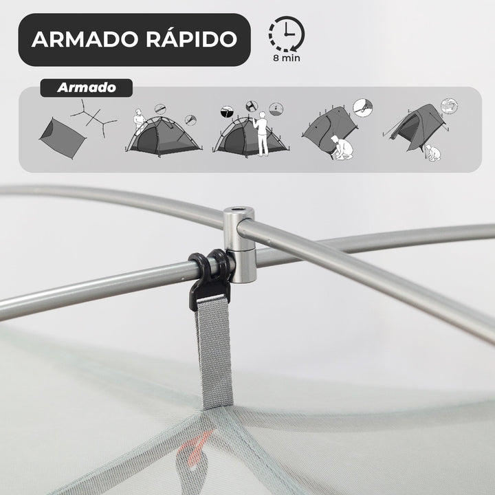 Carpa Técnica Neltume Pro Tangerine 2 Personas