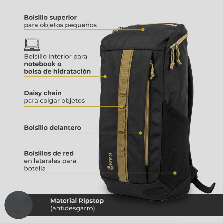 Combo Mochila Andes + Bolso con Ruedas Egger