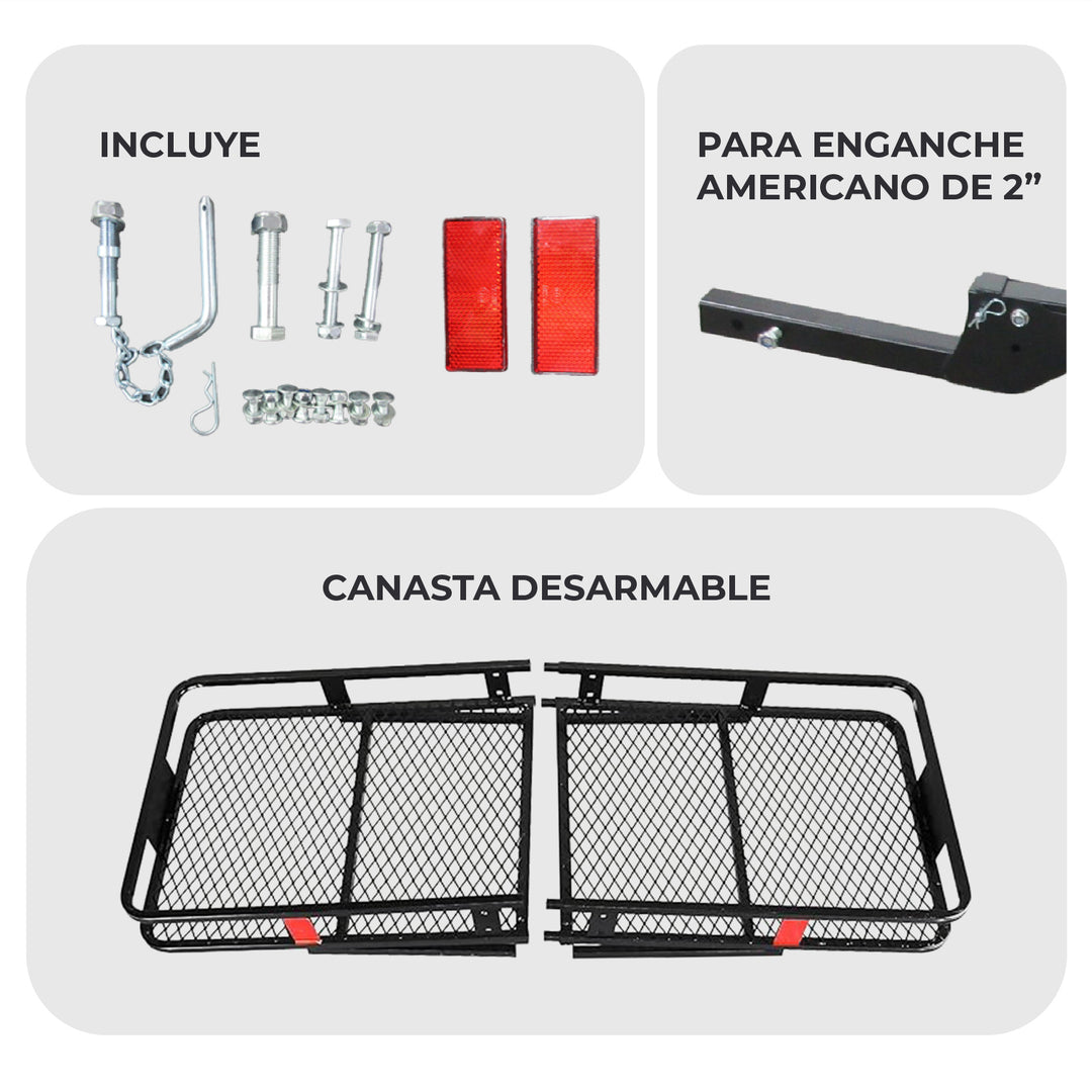 Portaequipajes de Enganche con Bolso Impermeable