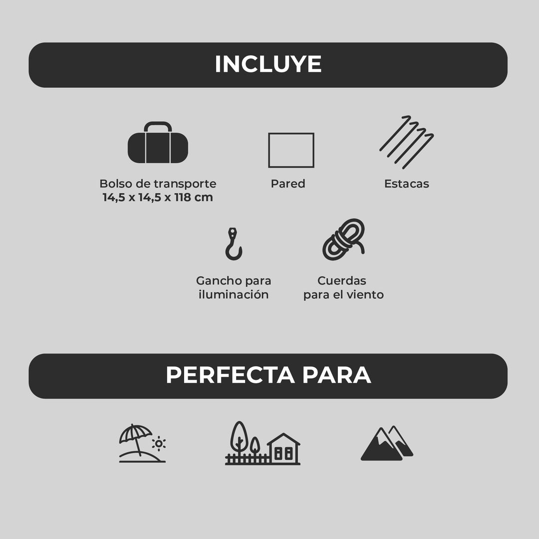 PREVENTA Gazebo Plegable Automático Torca 250 x 250