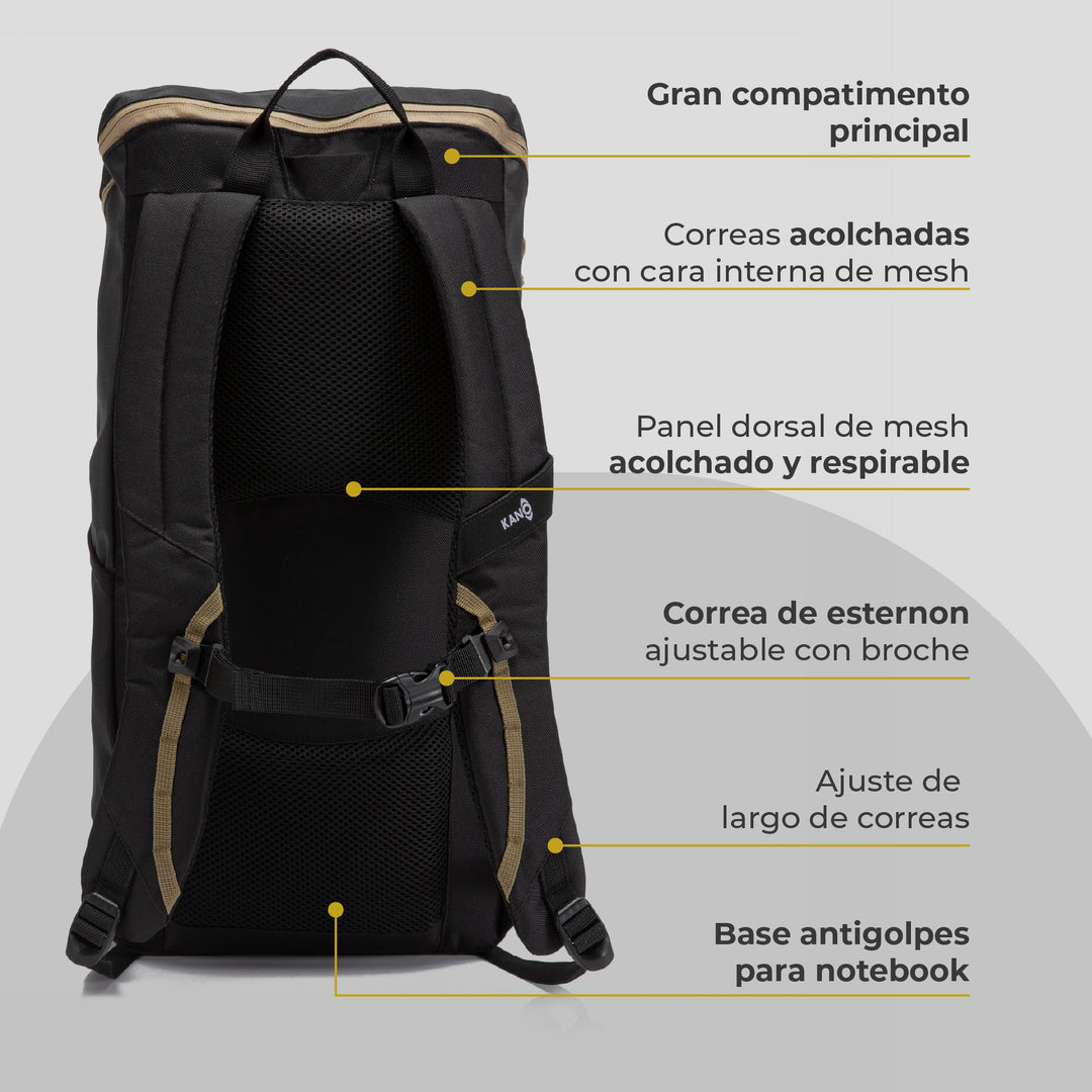 Combo Mochila Andes + Bolso con Ruedas Egger