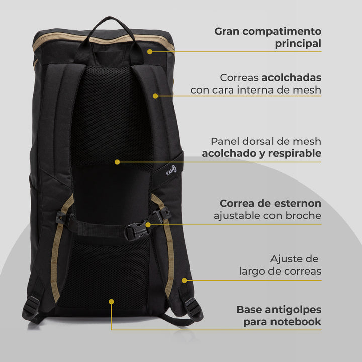 Combo Mochila Andes + Bolso con Ruedas Egger