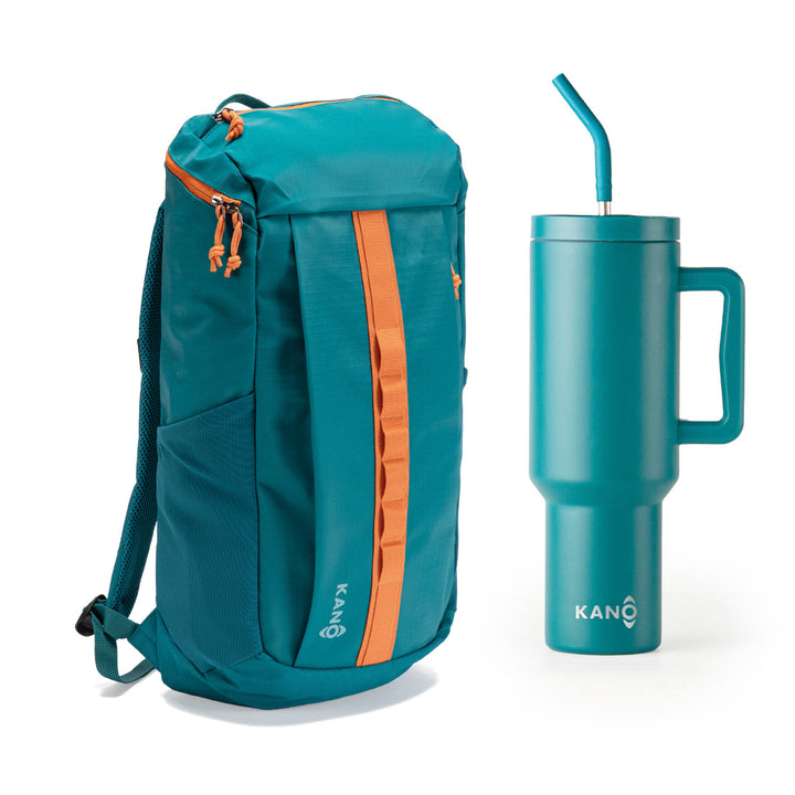 Mochila Andes + Vaso Quencher Petróleo