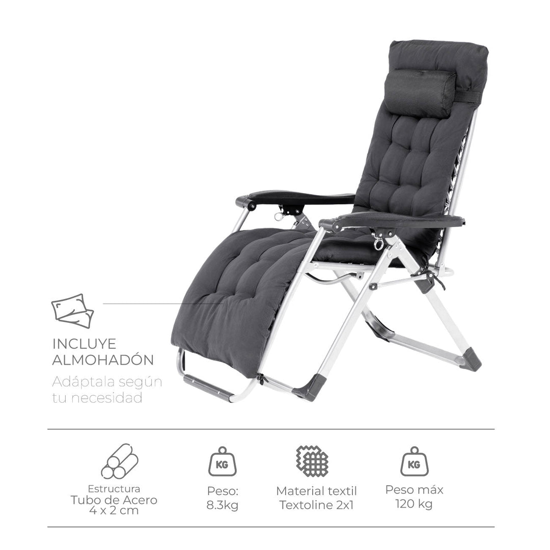 Reposera Zero Gravity Zen Pro con Colchón
