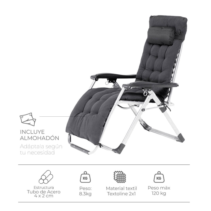 Reposera Zero Gravity Zen Pro con Colchón