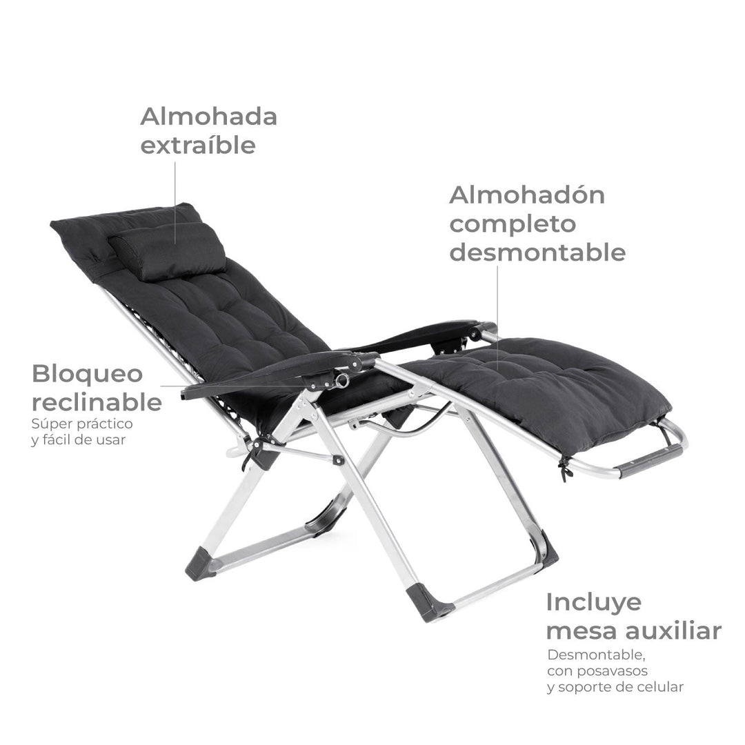 Reposera Zero Gravity Zen Pro con Colchón