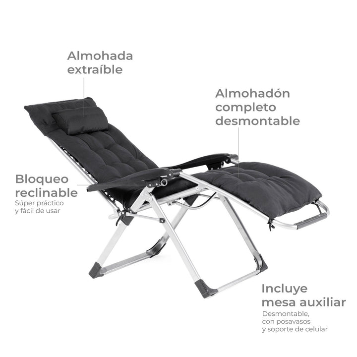 Reposera Zero Gravity Zen Pro con Colchón